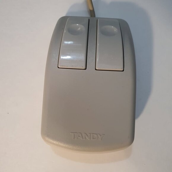 Very Rare Tandy Mouse two button 25-1040A with 9 PIN D-SUB CONNECTOR (UNTESTED) - Picture 3 of 8